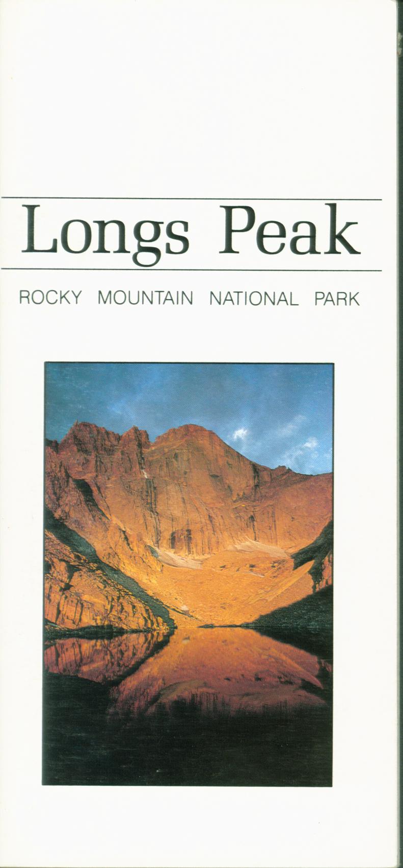 LONGS PEAK: Rocky Mountain National Park. 